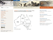 Tablet Screenshot of foundingdocs.gov.au